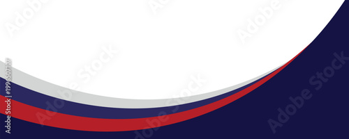 Abstract curved stripes red and blue racing background