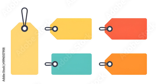 hang tag set, price tags, blank labels, colorful tags, product labeling, retail tags, branding labels, sale tag design, paper tag template, clothing tags, gift tags, tag with string, merchandise label