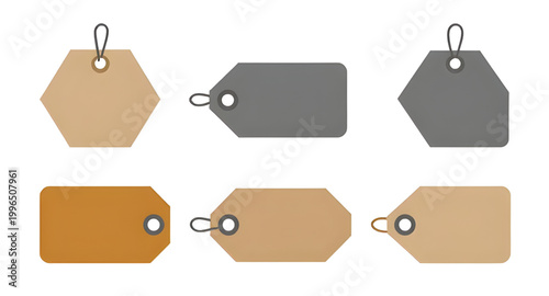 tag, label, hangtag, paper, colorful, blank, string, hole, price, branding, retail, product, sale, design, card, template, clean