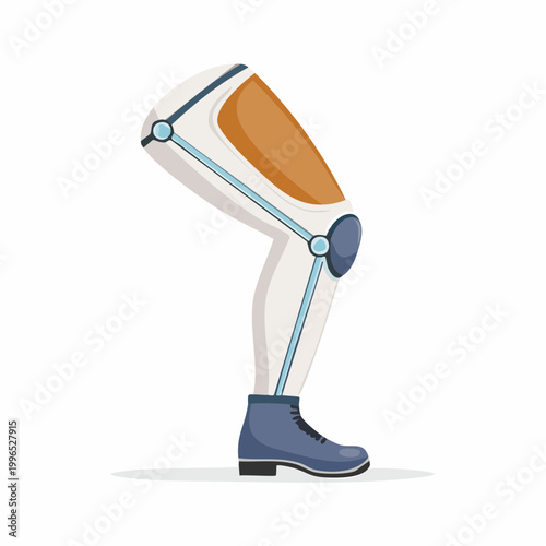 Prosthetic Leg with Futuristic Design