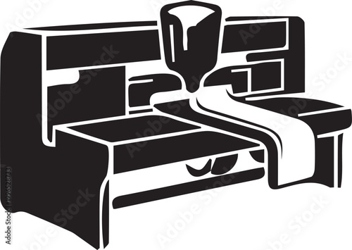 Industrial Metal Casting Machine Icon for Continuous Casting and Molten Steel Production