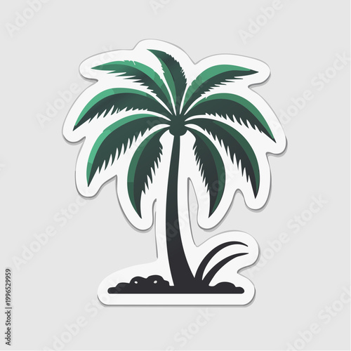 Stylized Palm Tree Icon