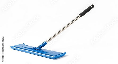 Floor mop with microfiber pad