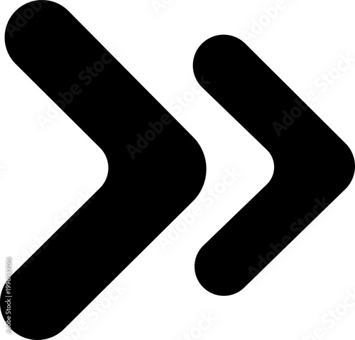 Elegant arrows icon, Modern simple arrows , for business plan, presentation and education. Sign, Cursor, Symbol, forward click buttons, web designs or pages arrow navigation and apps elements