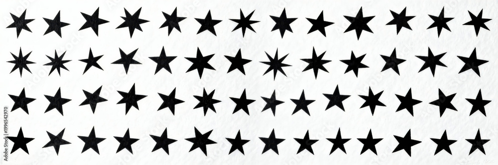Obraz premium Black Stars Patterned Background Very good content.