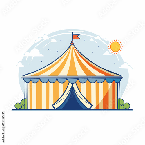 Circus Tent Illustration