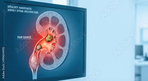 Kidney stones urology medical anatomy healthcare diagnosis illustration Kidney stones medical urology illustration clinic