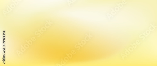 Butter yellow gradient background. Smooth cream blur texture wallpaper. Pale pastel yellow gold flowing liquid effect backdrop for banner, flyer, presentation, poster. Vector abstract universal cover