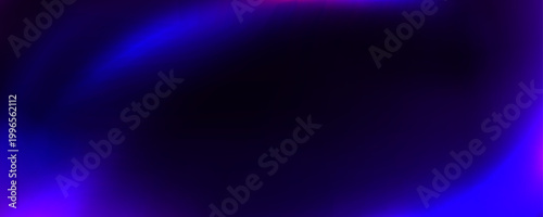 Purple blue neon light leak background. Old film bokeh flare overlay. Vintage photo filter texture. Exposed saturated photography effect wallpaper. Vector aged blur ultraviolet gradient leak backdrop
