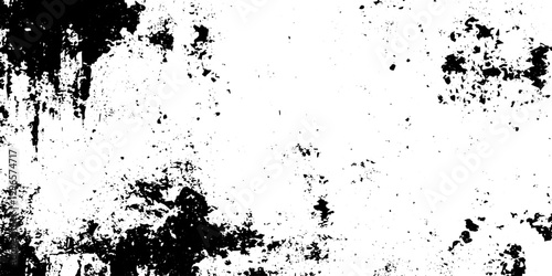 Black and White Grunge Texture Background Distressed Abstract Overlay Vector Illustration