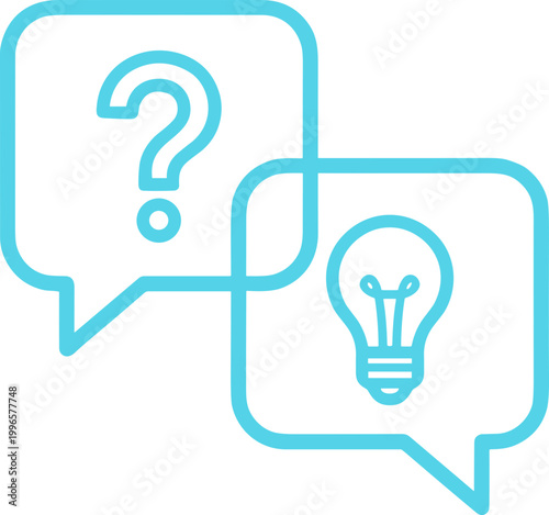 Question answer icon collection group, FAQ help support symbol, ask reply communication sign, information dialog chat bubble flat line glyph outline vector isolated on white background.