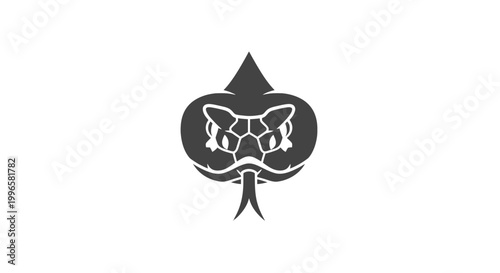 Black and White Spade Logo Design.