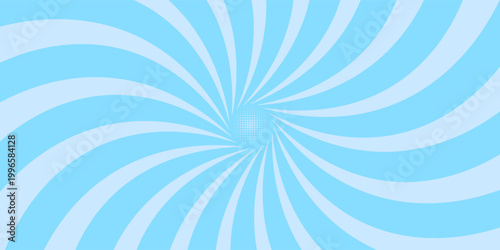 Blue Candy Cream Swirl Twisted Spiral Background