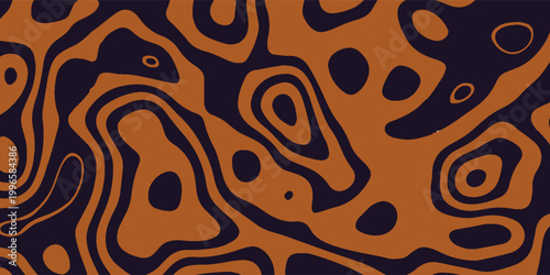 Abstract background with color blots, transitions and bends.