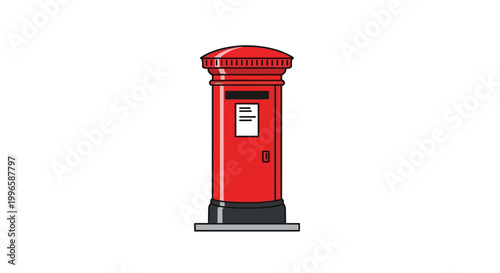 Red British Mail Box.