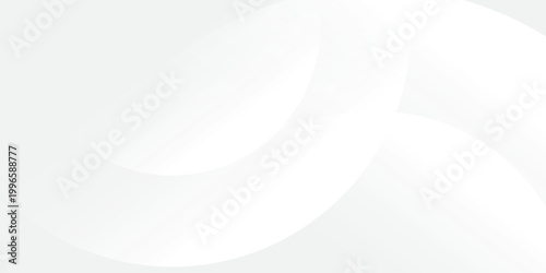 Abstract White Background with Minimalist Soft Curved Layers and Elegant Subtle Gradient Waves, Professional Clean Geometric Vector Backdrop for Business Presentation and Web Design