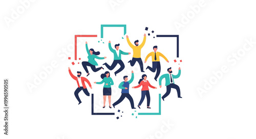 Diverse People Celebrating Together.
