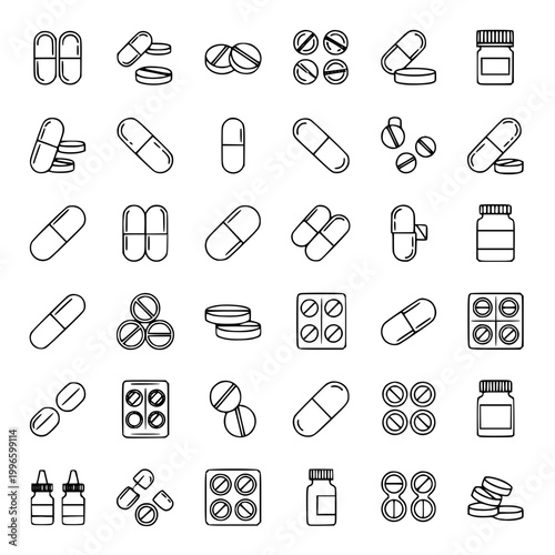 Medicine Icons Collection