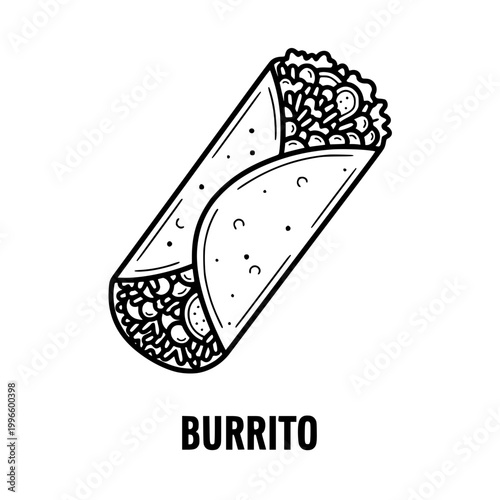 Burrito illustration