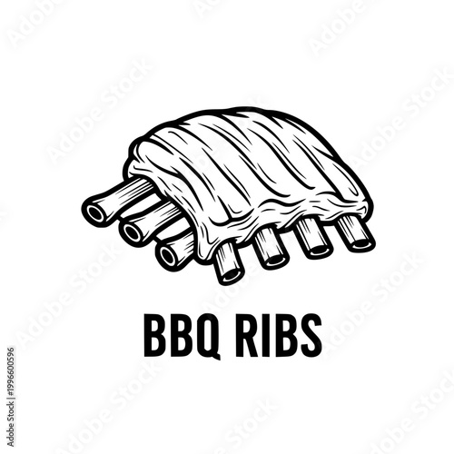 BBQ Ribs illustration