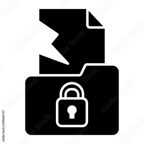 data breach Solid icon