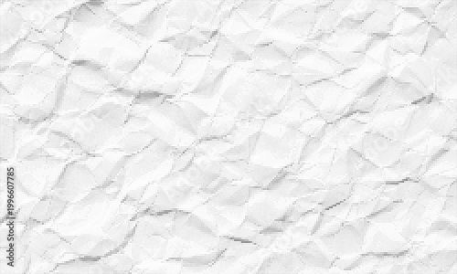 Halftone crumpled paper texture with black a dotted rough and wrinkled surface black and white abstract silhouette of musical notes