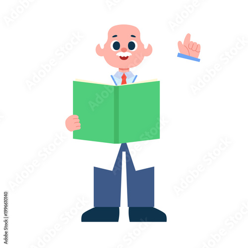 Scientist and Research Character Illustration