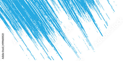 A pack of bent light blue ink vector lines. Long, rounded hand-drawn brush strokes, highlighted text, frames, and circles. Modern Asian calligraphy.