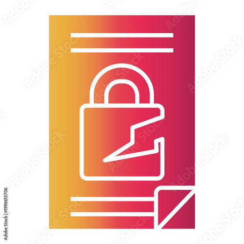 security Gradient icon