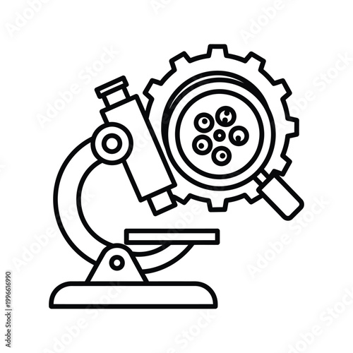 mechanical gear and lever system isolated on transparent background