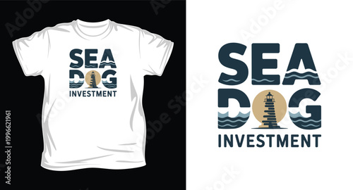 Sea dog investment t-shirt and logo