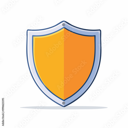 Orange and Blue Shield Icon Free Download Orange and Blue Shield Icon - GFXLoad