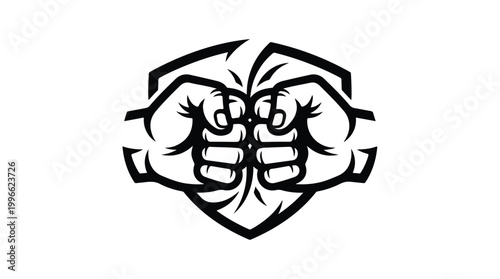 Championship boxing poster capturing two fighters in a dramatic ring clash with bold neon graphics and cheering crowd