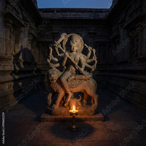 Ancient stone sculpture of ...