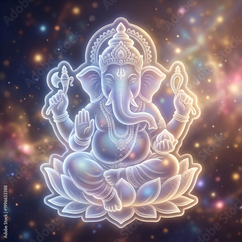 Ethereal neon glowing Lord ...