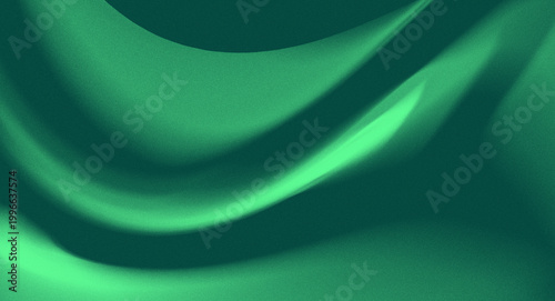 Foto sophisticated green design with a matte velvety texture and flowing curved lines