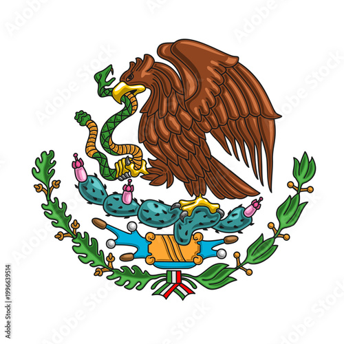 Vector Mexican Coat of Arms
