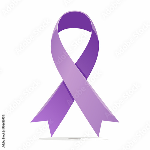 Purple Awareness Ribbon