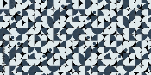 幾何学模様の抽象的なデザイン柄、背景素材