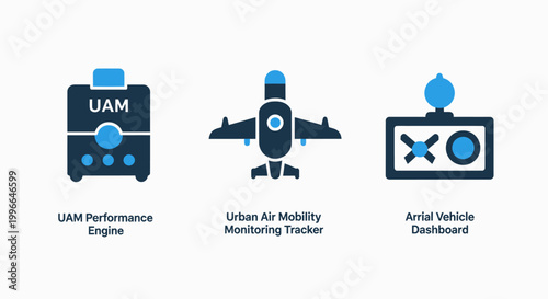 Uav drone monitoring systems with engine tracker dashboard icons monitoring dashboard technology aviation surveillance analysis intelligence operation navigation aerospace computer