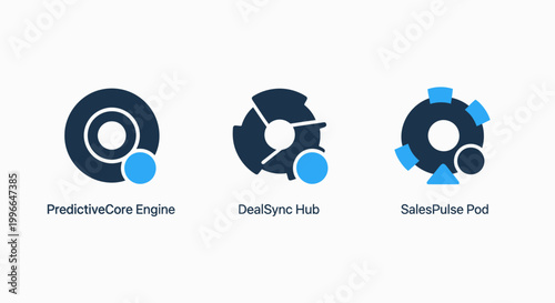 Mechanical and digital control system icons for prediction engine autosync hub control mechanisms with artificial intelligence smart system prediction autosync mechanical processing automation