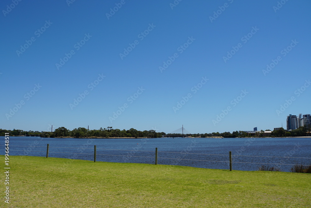 Fototapeta premium Scenery of Swan River - Perth, Capital of Western Australia 