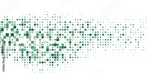 Modern composition captures a gentle dispersion of cyan-toned circles across a quiet, open background. The varying sizes of the dots create a sense of depth vector