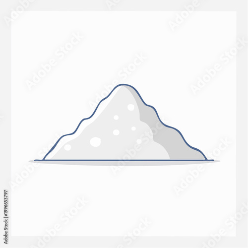 Pile of White Powder