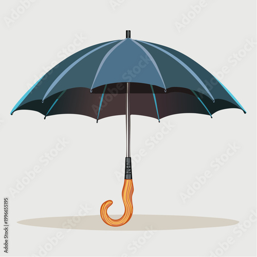 Classic Umbrella with Wooden Handle