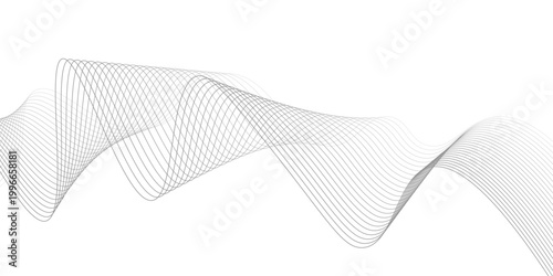 Design wave element for design. Digital frequency track equalizer. technology graphic