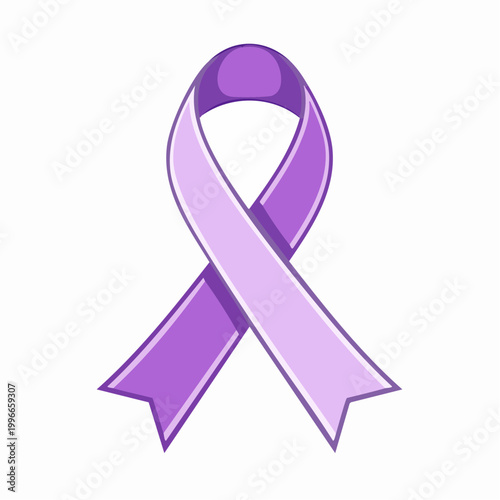 Purple Awareness Ribbon