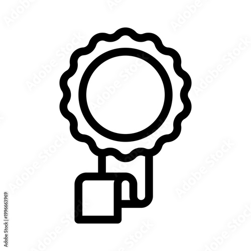 certification line icon