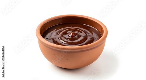 clay pot isolated on white background