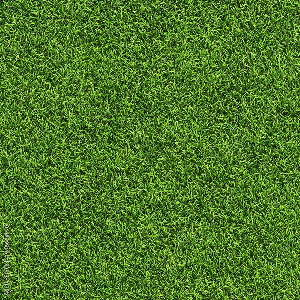 Obraz premium Smooth Golf Grass Texture Seamless Lawn Background